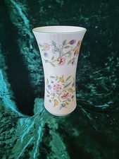 Minton Hadden Hall Vase, Bone China Floral Pattern made In England, 6.5 " Tall.