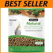 Pellet Diet for Cockatiels, Quakers - Added Vitamins