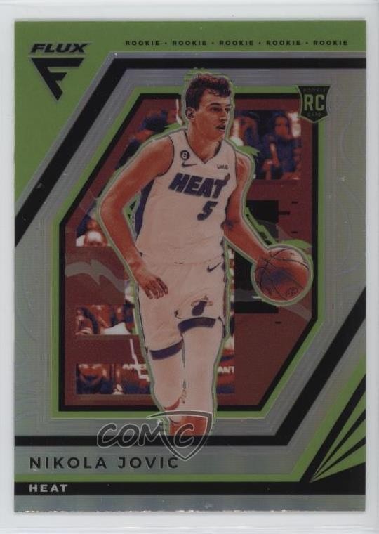 2022-23 Panini Flux Rookies Silver Prizm Nikola Jovic #216 Rookie RC 07gt