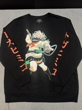 My Hero Academia Himiko Toga Black Crewneck Sweatshirt Sweater Size XL Licensed