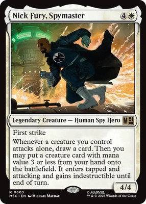 Nick Fury, Spymaster [MSC - 603] Foil Rare Magic