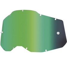 100 Lens for Racecraft 2/Accuri 2/Stratus 2 Goggles - Green Mirror