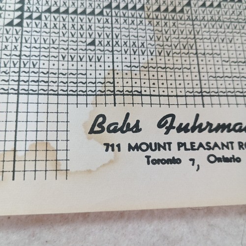 Die Mühle am Bach Karte 88 Kreuzstichmuster von Babs Fuhrmann Vintage - Bild 7 von 7