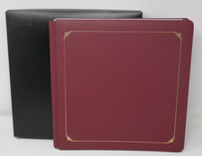 Creative Memories 12x12 Burgundy Red Album with Power Layout Kit