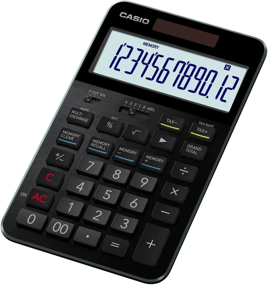 Casio S100X Premium Calculator Aluminum Body Diamond Cut Finish Made in Japan - Image 2 of 4