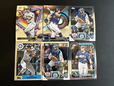 2023 Topps Chrome Cal Raleigh Lot Of 6