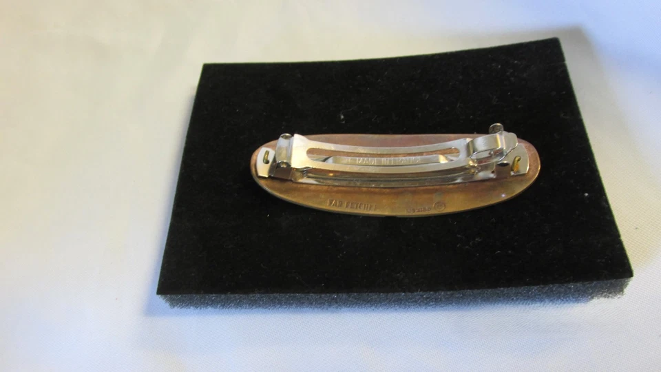 Pinza para el pelo Southwestern vintage mezcla de metal con pasador de gran alcance Foto 2 de 4