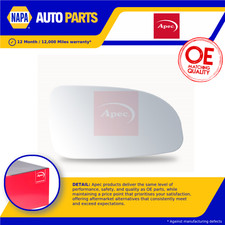 Mirror Glass fits VAUXHALL ASTRA H 2.0 Right 04 to 10 O/S Driver Side Door Apec