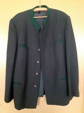 Tradycyjna kurtka Janker marki Hirmer, rozmiar 54, ciemnoszara z zieloną