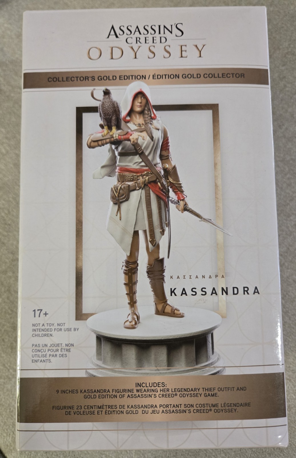 Assassin's Creed Odyssey Collector's Gold Edition Video Game Xbox One Kassandra