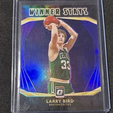 2020-21 Panini Donruss Optic Winner Stays Prizm Larry Bird #19 Boston Celtics