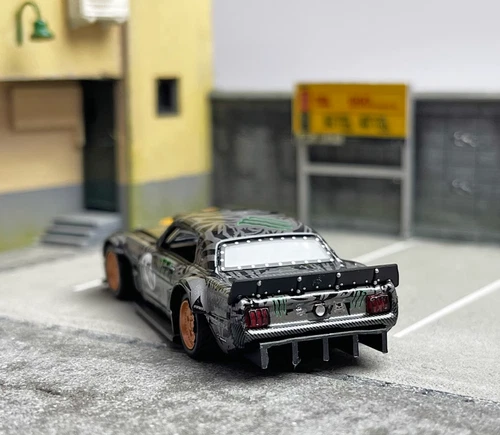 SW 1:64 1965 MUSTANG Hoonicorn RTR LA Sportmodell Diecast Metalllegierung Auto - Bild 5 von 8
