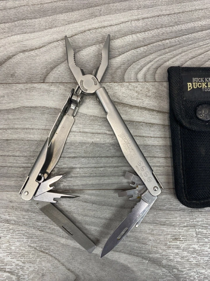 Buck Knives Bucktool Model 355 Nylon Sheath Multi-Tool USA (A1D014136) - Image 2 of 3
