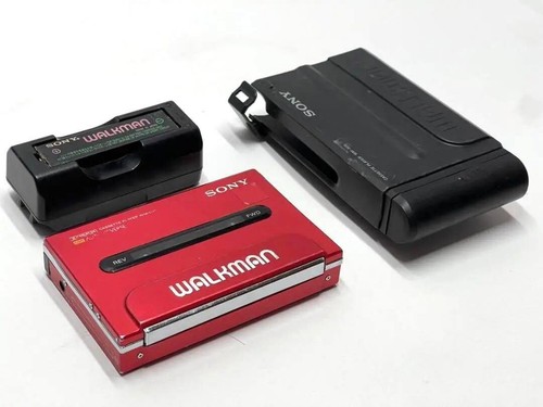 Sony WM-501 ROT Walkman Kassettenspieler Müll - Bild 3 von 11