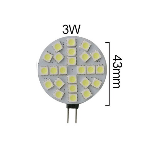 20x G4 LED light bulb DC 12V Lamps 3W SMD Bulbs Cool white lights - Picture 2 of 5