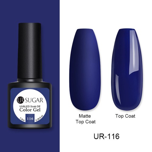 UR SUGAR 172 Colors UV Gel Polish Glitter Purple Top Base Gel Gel Varnish 7.5ml - Picture 112 of 119