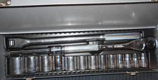 ALLEN Tools 1/2" Drive 16 Pc SOCKET SET + Case USA COMPLETE Bar & Ratchet