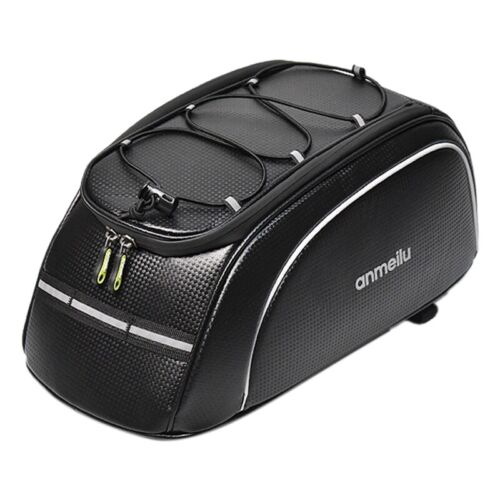 Borsa portabici 8L borsa bagagliaio bicicletta sedile posteriore borsa da carico zaino bagagliaio borsa - Foto 1 di 12