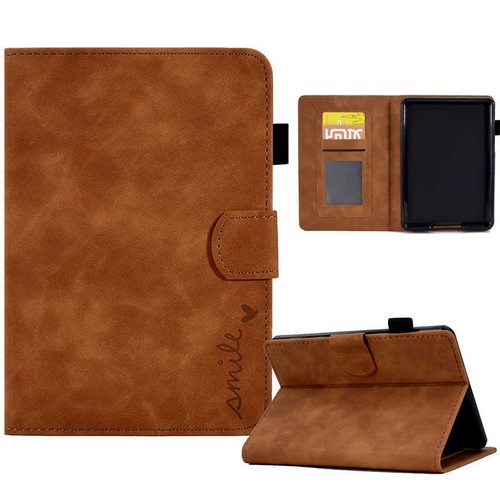 For Kindle Paperwhite 1 2 3 4 5/6/7/10/11th Gen Retro Leather Smart Case Cover - Picture 5 of 73