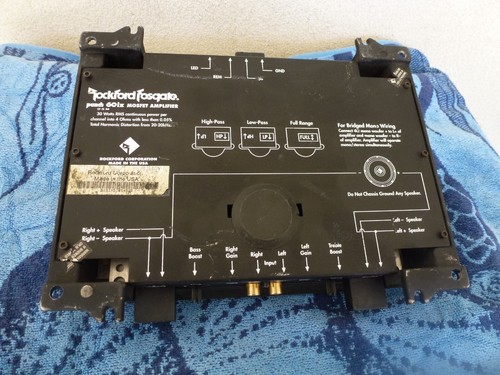 Amplificador de 2 canales Rockford Fosgate Punch 60IX DSM RECAPITULADO Old School Legendary bonito - Imagen 11 de 11