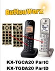 ButtonWorx™ Keypad Repair Pad for Panasonic KX-TGCA20 & KX-TGDA20 Cordless