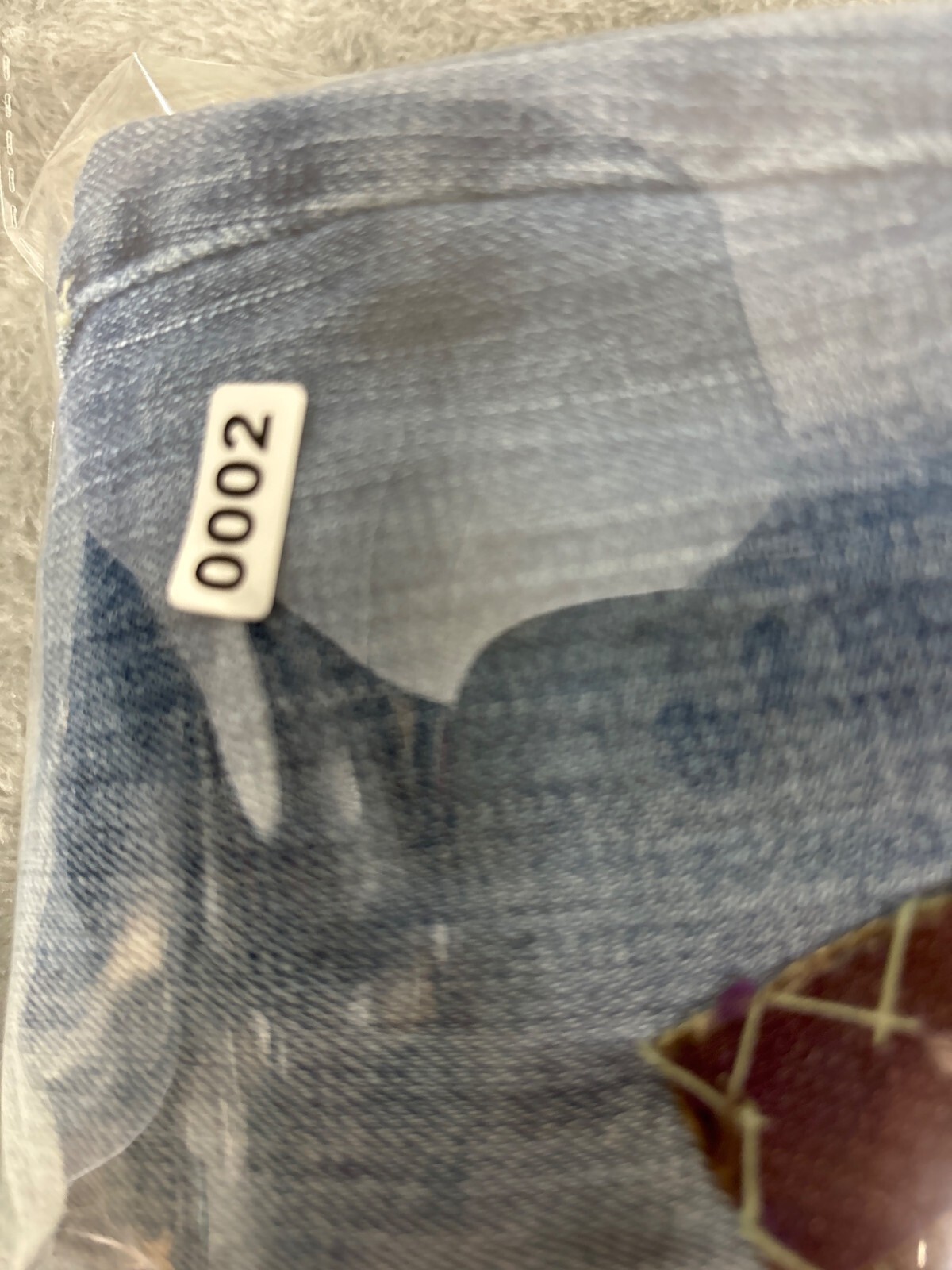 Retro Patchwork Jeans Repurposed Sz6 Hipster Stra… - image 13