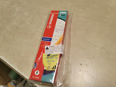 Box of 10 Stabilo 718648 0.4 mm Point 88 Felt-Tip Pen - Dark Blue NEVER USED