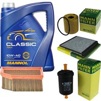 MANN-FILTER Inspektionspaket Mannol 5L Classic 10W-40 FüR CitroëN Berlingo 1.6