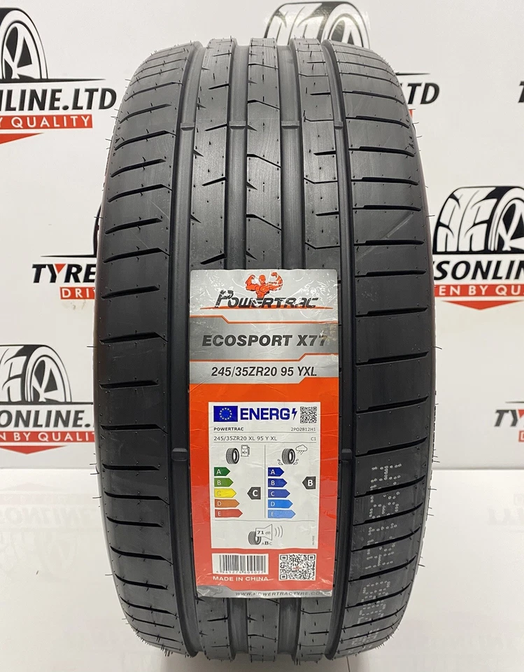 2 X 245 35 20 POWERTRAC 95Y XL 245/35R20 BRAND NEW M+S TYRES C B LABELS 2453520 - Image 2 of 4