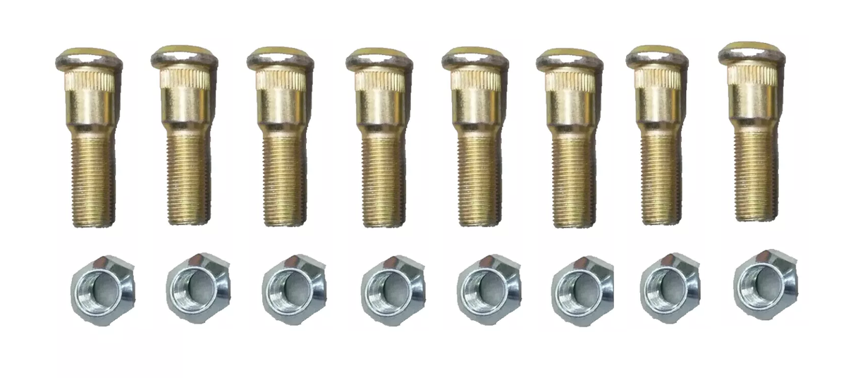 8x Drive in Trailer Hub Stud w/Nuts 9/16-18 x 2-5/16 7-132 Dexter