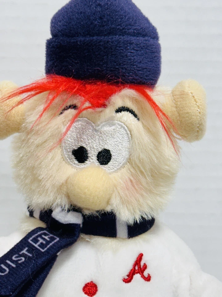 Atlanta Braves Blooper Snowman Plush Toy 9” Holiday - Image 2 of 4