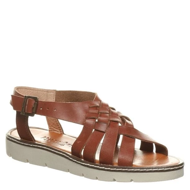 Huarache Bearpaw Womens Leah Leather Slingback Sandals Size UK 10