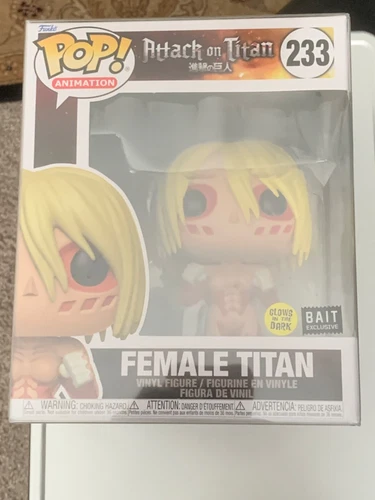 Funko POP! FEMALE TITAN 233 Attack on Titan - in protector box - BAIT Exclusive