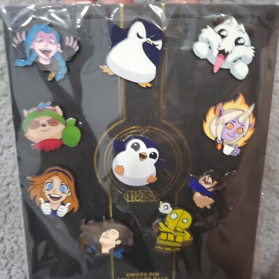 League of Legends エモートピンバッジ League of Legends Emote Pin Collector Pack Official Riot Games