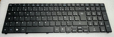 Clavier original Français V104730DK3 pour Acer Aspire 7551 - Photo 1/3