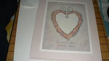 HTF Flavia Weedn/Applause "Anniversaries Celebratn of Heart" Print/Envelope-NOS