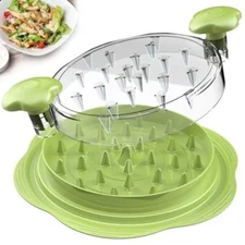 NNEDSZ 2pcs Green New Chicken Shredder - Effortless Chicken Breast Shredding Too