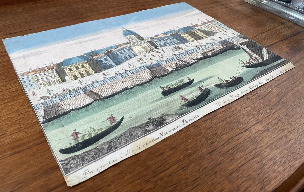 ルーヴル美術館　複製画　Collège des Quatre Nations ルーヴル美術館 複製画 Collège des Quatre Nations