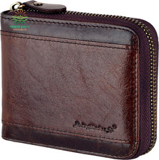 Premium Billeteras Bloqueo RFID para Hombres, Bifold, Soporte para Tarjetas RFID