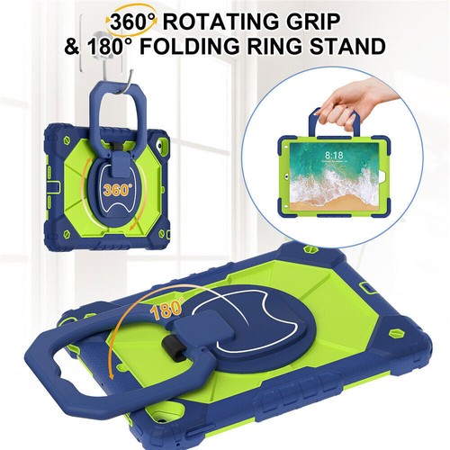 Shockproof Heavy Duty Stand Case Cover Strap For iPad 5th 6th Gen Air 2 Pro 9.7" - Foto 90 di 145