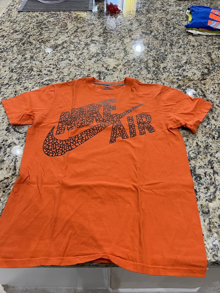 nike air orange shirt
