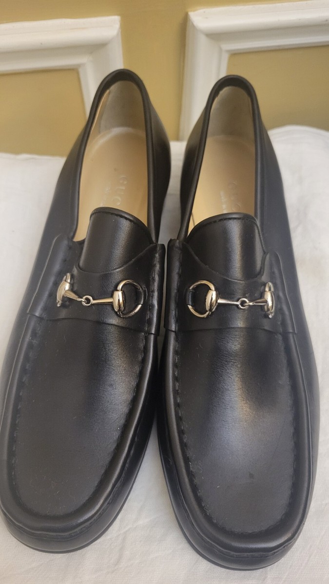 Gucci Black Leather Horsebit Loafers Size 10.5 | eBay display picture 3