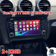 For Audi TT MK2 8J 06-2014 Android 13 Fit Apple CarPlay Car Stereo Radio Camera