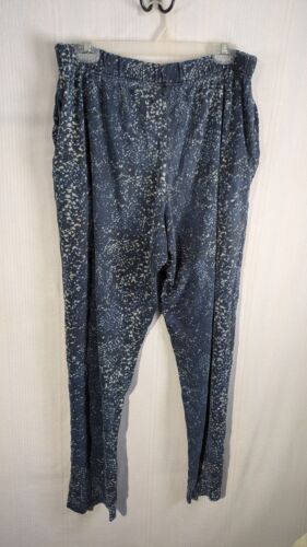 Pantalone Zubaz vintage uomo medio* blu bianco stampa multi animalier anni 90 felpa - Foto 4 di 6