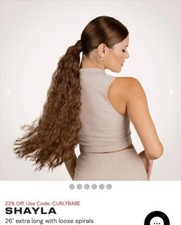 Long Wavy Curly Thick Clip In Synthetic Hair Extension Ponytail 26  