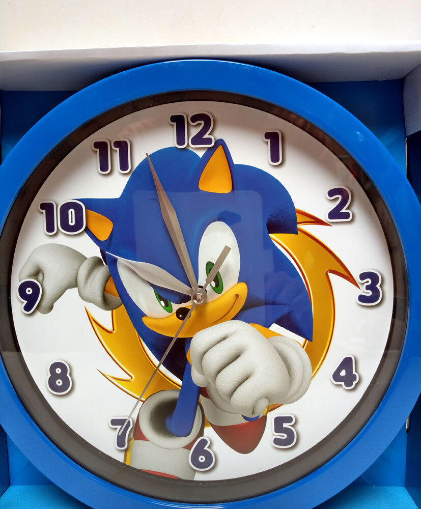 Sonic the Hedgehog 10" Wall Clock Home Kids Boys Wall Gift ...