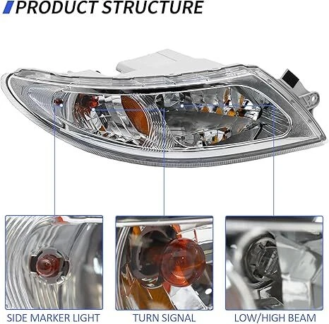 Par de faros Fit International 4100 4200 4300 4400 8500 8600 conjunto de faros Foto 2 de 4