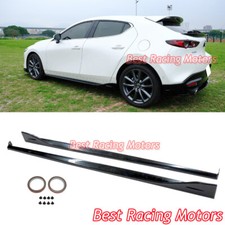 For 2019-2026 Mazda 3 45dr Mz Style Side Skirts Abs