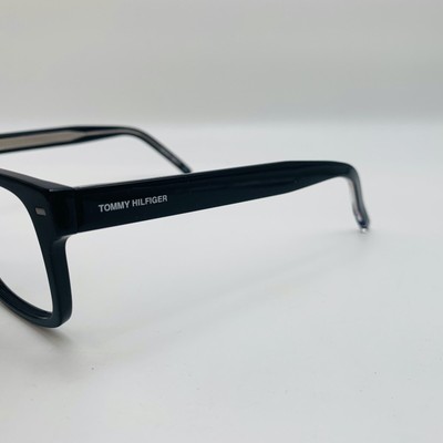 TOMMY HILFIGER eyeglasses BLACK SQUARE glasses frame MOD: TH SUN 