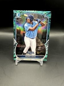 2023 Bowman #BCP-145 Xavier Isaac 1st Chrome Aqua Lunar #/125